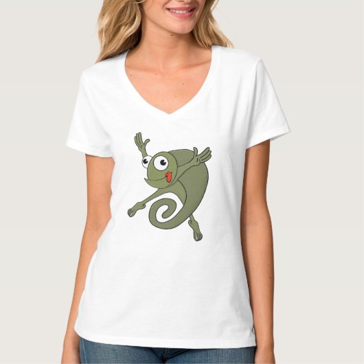 Geweldige kameleon t-shirt (Voorkant)