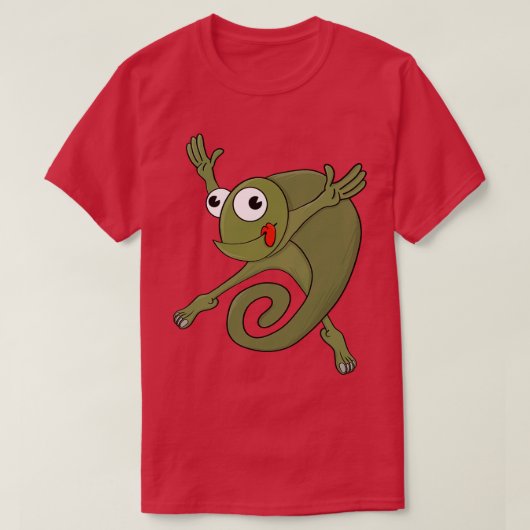 Geweldige kameleon t-shirt (Design voorkant)