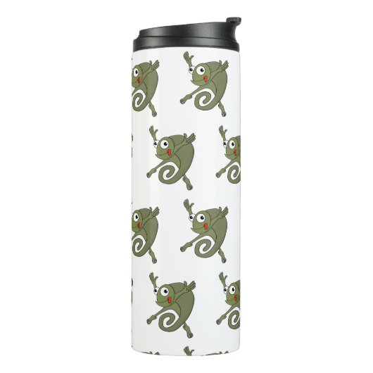 Geweldige kameleon thermosbeker (Gedraaid links)