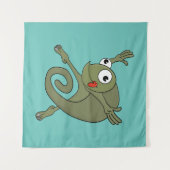 Geweldige kameleon wandkleed (Voorkant (horizontaal))