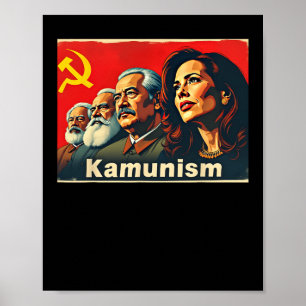 Geweldige Kamunisme kameraad Commie La Harris 2024 Poster