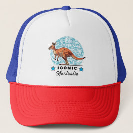 geweldige kangoeroe trucker pet