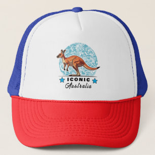 geweldige kangoeroe trucker pet
