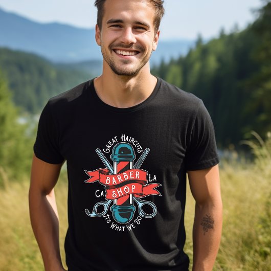 Geweldige kapsels Barbershop T-shirt