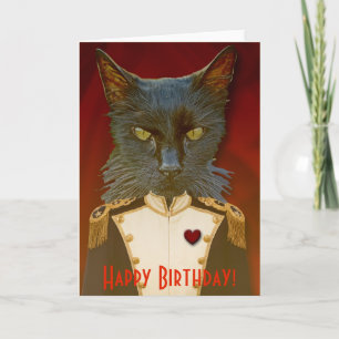 Geweldige kat General Birthday Card! Kaart