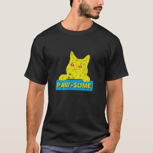 Geweldige katten grap t-shirt (Voorkant)