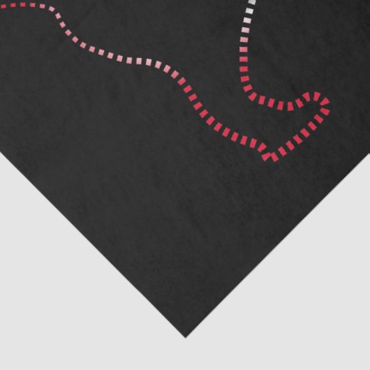 geweldige kattenlijn kunst Tissue Papier (Detail)