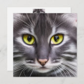 Geweldige kattenportret (Voorkant / Achterkant)