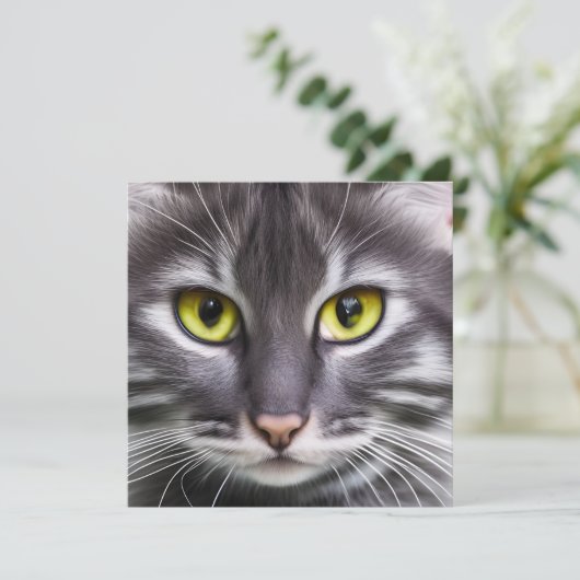 Geweldige kattenportret (Staand voorkant)