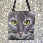 Geweldige kattenportret tote bag