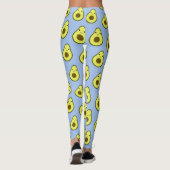 Geweldige Kawaii avocado-patroon Leggings (Achterkant)