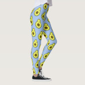 Geweldige Kawaii avocado-patroon Leggings (Rechts)