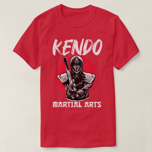 Geweldige Kendo Samurai met zwaardontwerp Japan Wa T-shirt (Design voorkant)