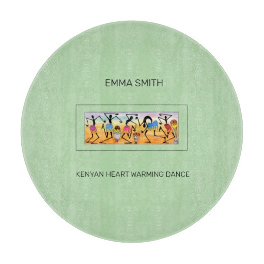 Geweldige Keniaanse hartverwarmende dans Snijplank (Voorkant)