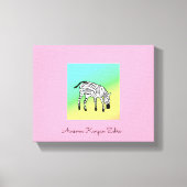 Geweldige Keniaanse Zebra Canvas Afdruk (Voorkant)