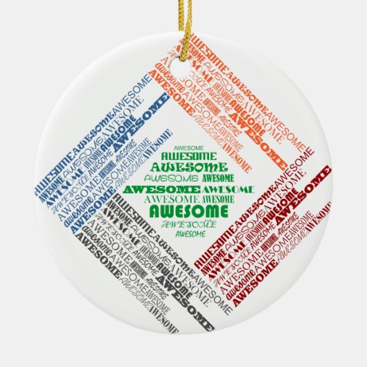 Geweldige Keramisch Ornament (Voorkant)