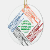 Geweldige Keramisch Ornament (Links)