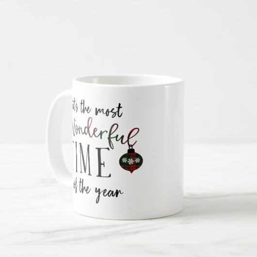 Geweldige kerst koffiemok (Voorkant links)