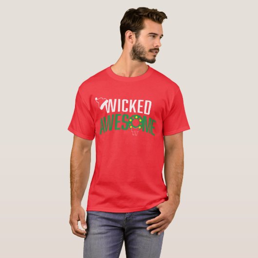 Geweldige kerst t-shirt (Voorkant volledig)