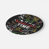 Geweldige kerstavond papieren bordje (Gekanteld)