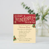 Geweldige kerstfeestdag kaart (Staand voorkant)