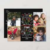 Geweldige kerstfoto van het jaar feestdagenkaart (Voorkant / Achterkant)