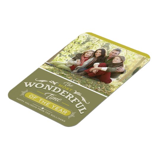 Geweldige kerstfoto van het jaar magneet (Linkerzijde)
