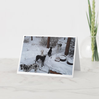 Geweldige kerstkaart kaart