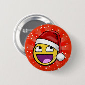 Geweldige kerstkerstkerstkerstkerstkerstButton Ronde Button 5,7 Cm (Voorkant /achterkant)