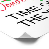 Geweldige kerstkunst poster (Hoek)