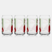 Geweldige Kerstman Blikvorm Glas (Rechts)