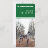 Geweldige kerstmis feestdagenkaart (Voorkant)