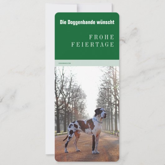 Geweldige kerstmis feestdagenkaart (Voorkant)