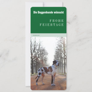 Geweldige kerstmis feestdagenkaart