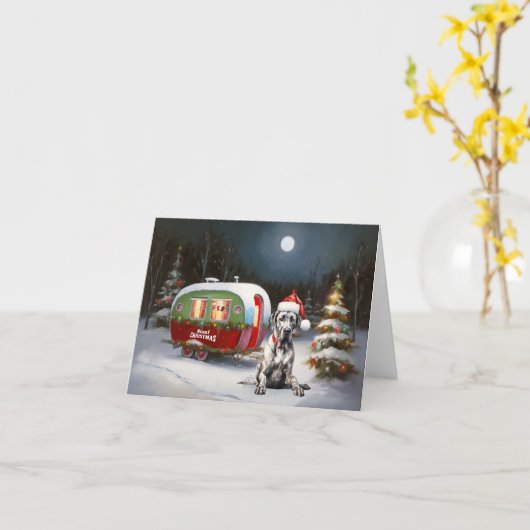 Geweldige kerstmis kaart (Gele Bloem)