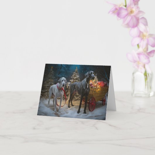 Geweldige kerstmis kaart (Orchidee)