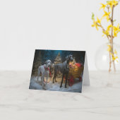 Geweldige kerstmis kaart (Gele Bloem)