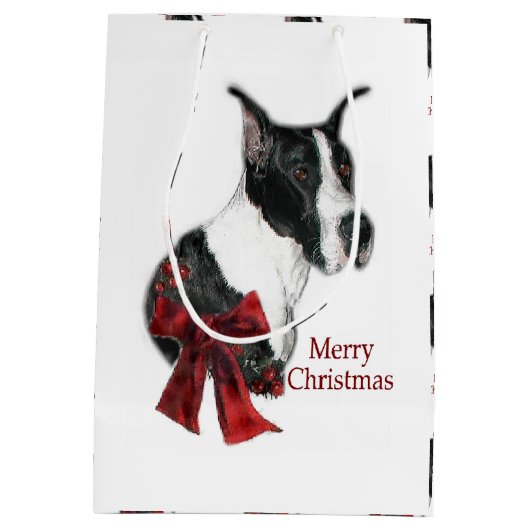 Geweldige kerstmis medium cadeauzakje (Achterkant)