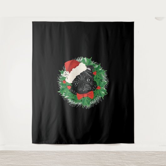Geweldige kerstShirt Wandkleed (Voorkant)