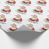 Geweldige kersttijd voor de kerstman cadeaupapier (Hoek)