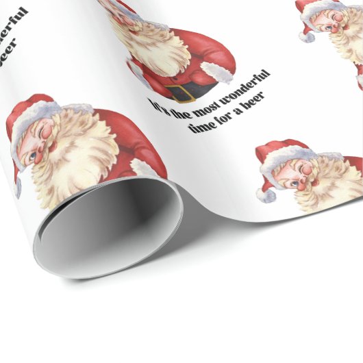 Geweldige kersttijd voor de kerstman cadeaupapier (Rol Hoek)