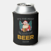 Geweldige kersttijd voor een biernaam blikjeskoeler (Blikje Achterkant)