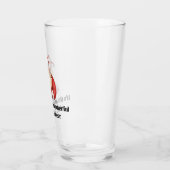 Geweldige kersttijd voor een biertje glas (Links)