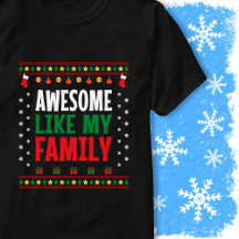 Geweldige kersttrui die past bij mijn familie