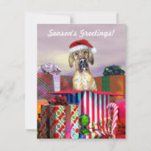 Geweldige kerstverrassingsbrindle UC Kaart (Voorkant)