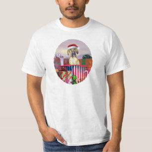 Geweldige kerstverrassingsbrindle UC T-shirt