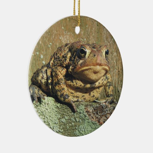 Geweldige kerstversiering met Toadly Toadly Keramisch Ornament (Rechts)