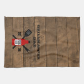 Geweldige keukenhanddoek met speciale saus (Horizontaal)