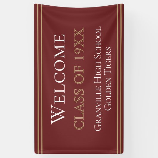 Geweldige keuze! Aangepaste reülebanner Spandoek (Verticaal)