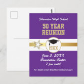 Geweldige keuze! Class Reunion Invite Briefkaart (Voorkant / Achterkant)